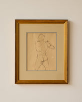 1950s Athletic Figure Study I