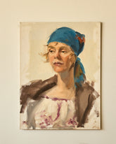 Portrait of Woman with Headscarf