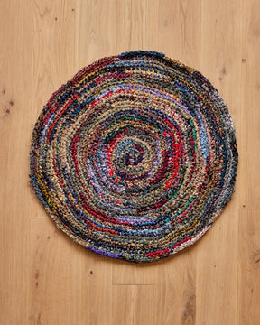 Olly's Round Silk Rug