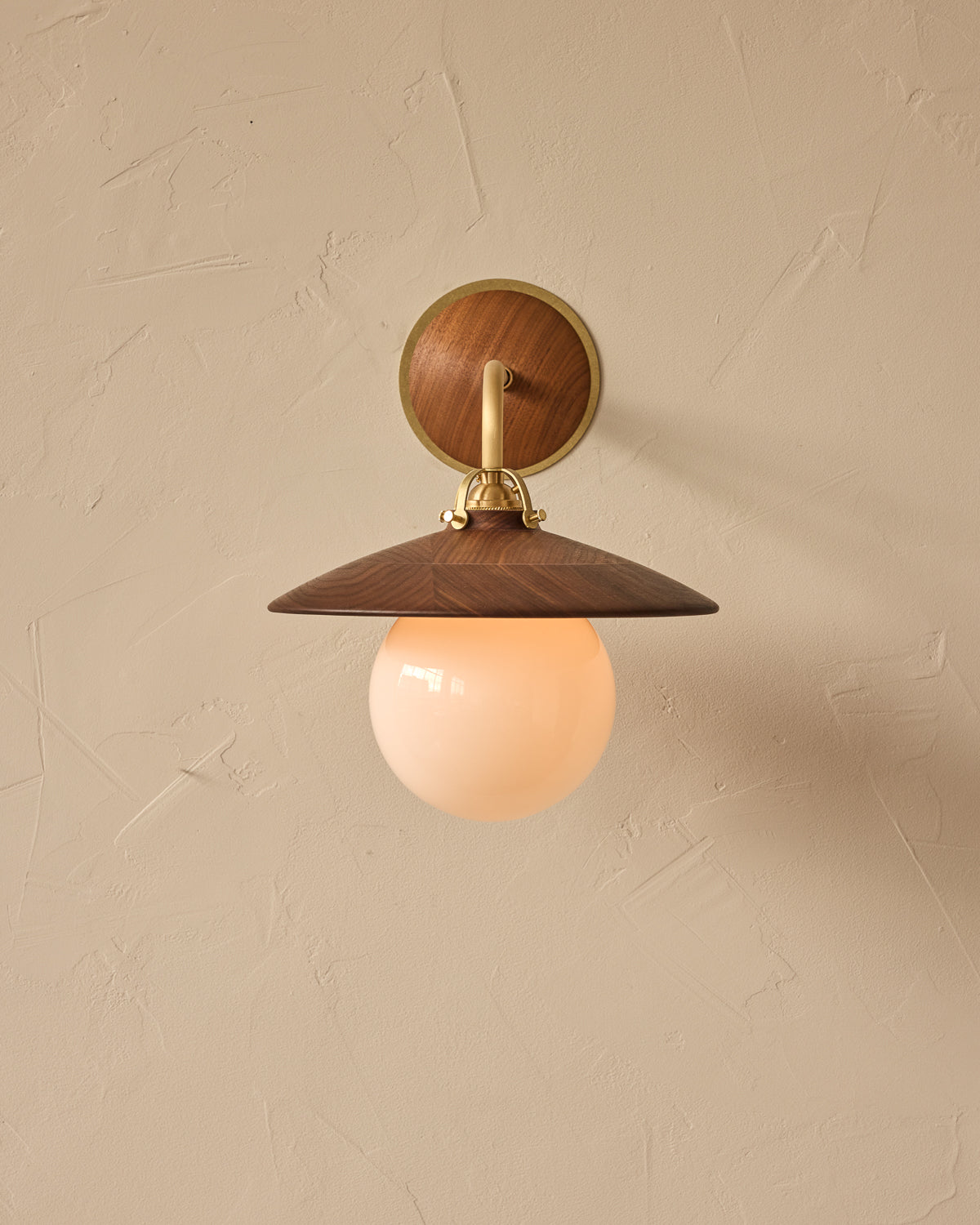 Edmund Wall Sconce - Black Walnut