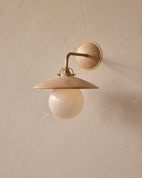 Edmund Wall Sconce - Clear Maple