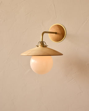 Edmund Wall Sconce - Natural Maple