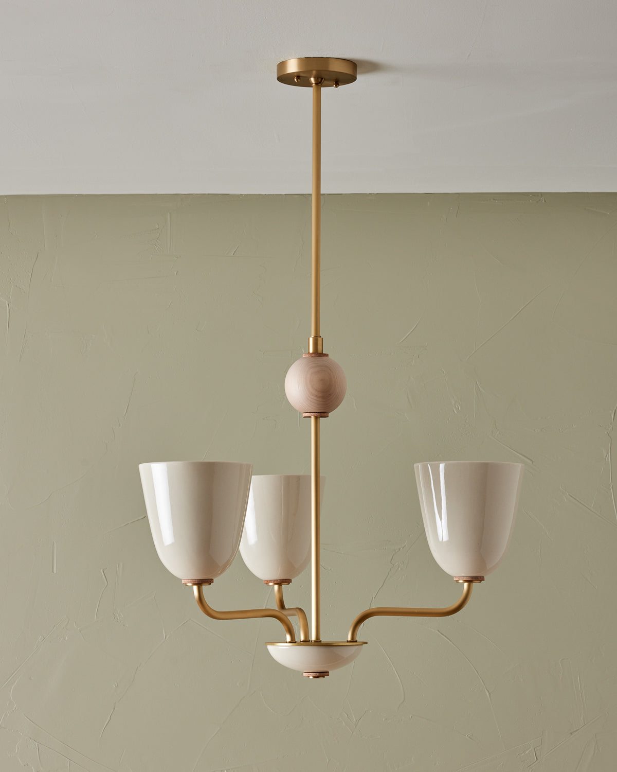 Lola - Petite Chandelier - Satin Brass