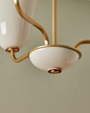 Lola - Petite Chandelier - Satin Brass