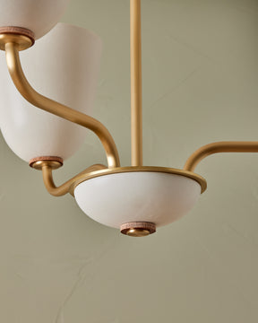 Lola - Petite Chandelier - Satin Brass