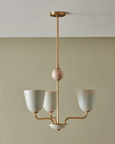 Lola - Petite Chandelier - Satin Brass