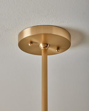 Lola Chandelier - Three Arm - Satin Brass