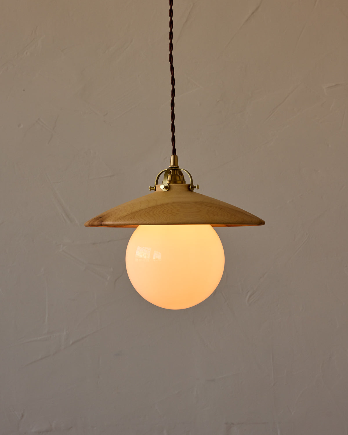 Edmund Pendant Light - 11" Natural Maple