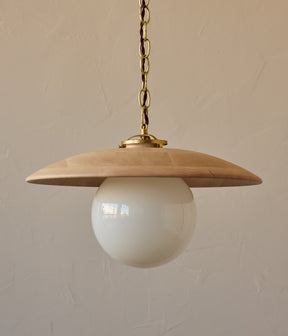 Edmund Pendant Light - 18" Clear Maple