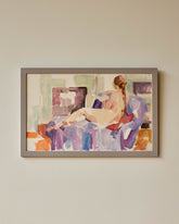 Reclining Nude Reading a Book