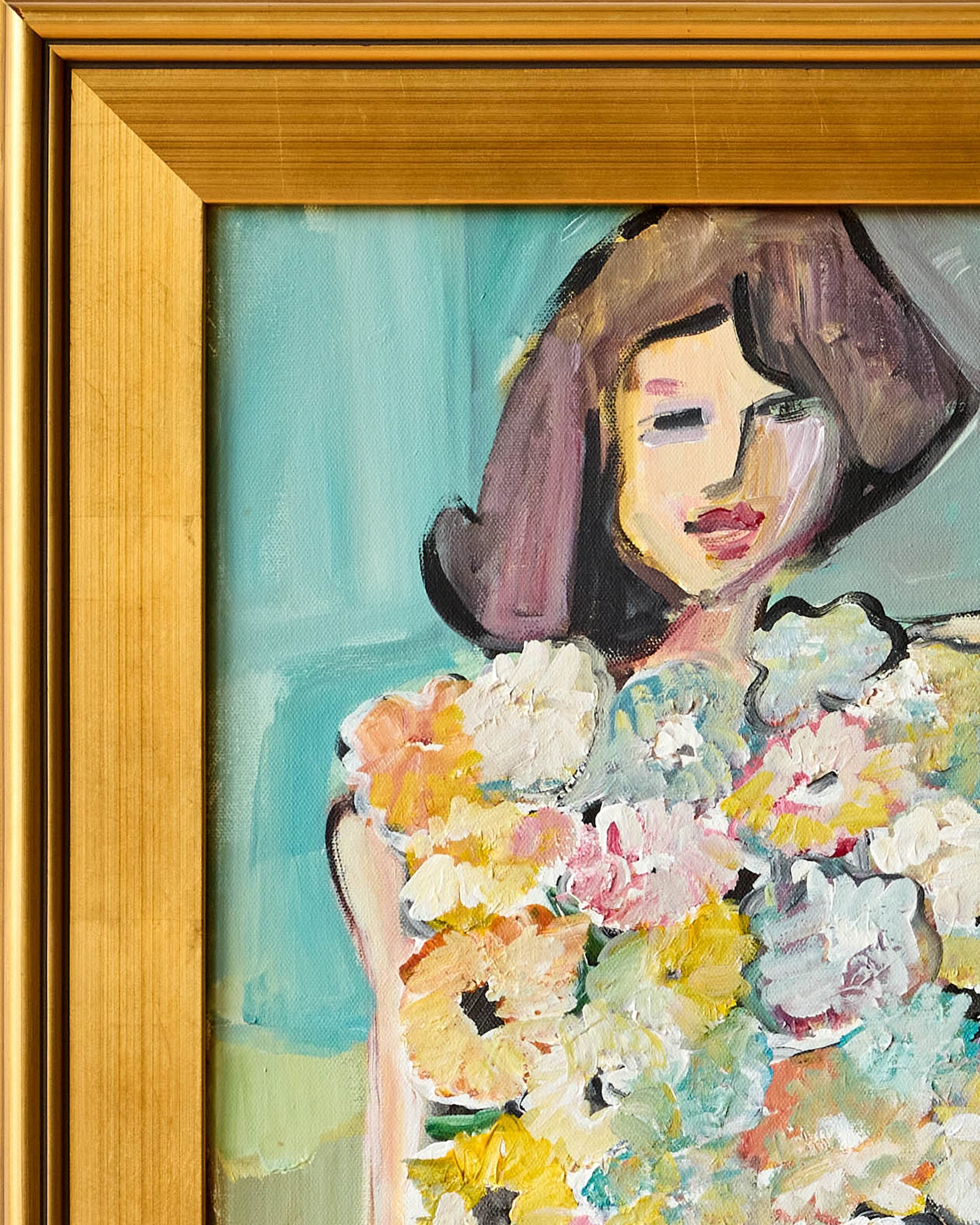 Woman with Flowers II