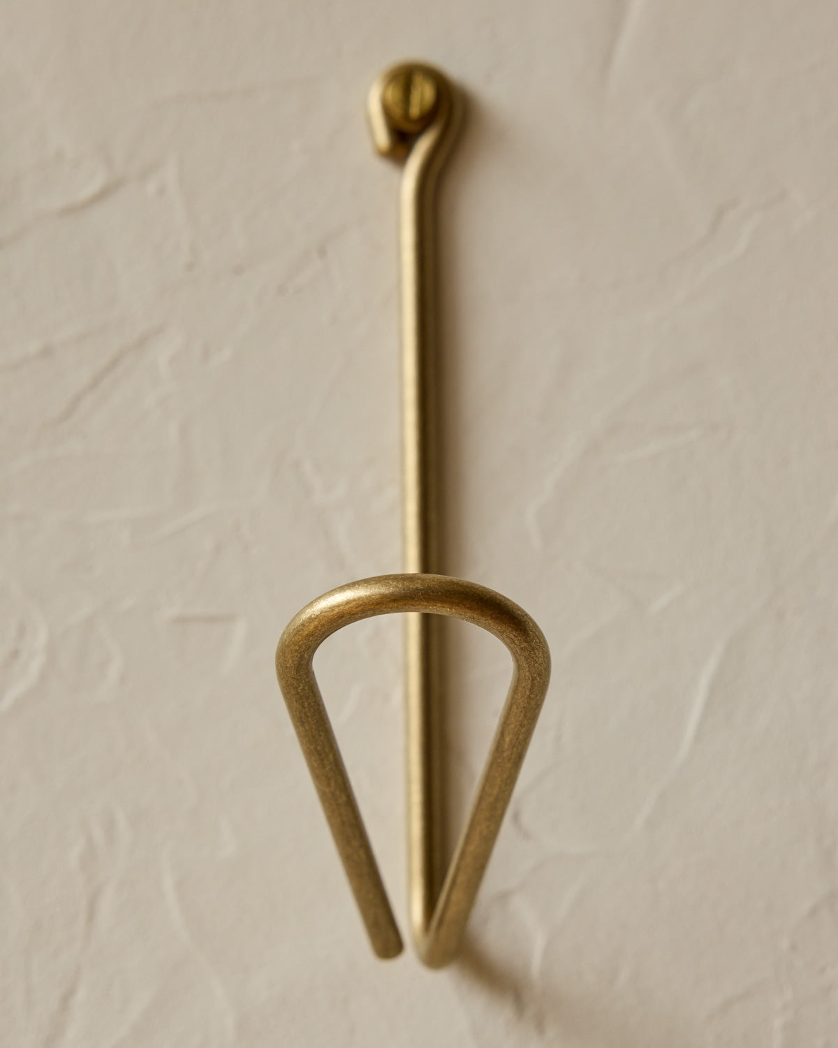 Wendel Wire Hook - Brass