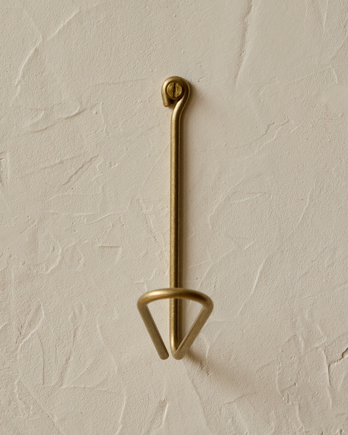 Wendel Wire Hook - Brass