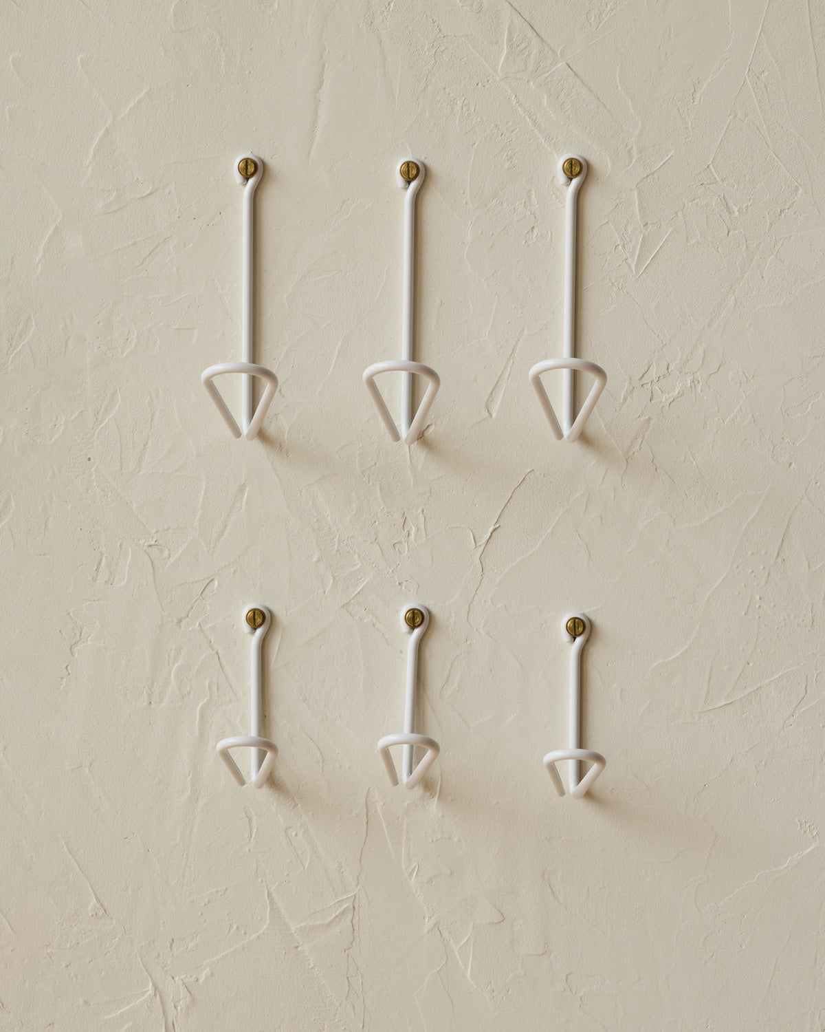 Wendel Wire Hook - White