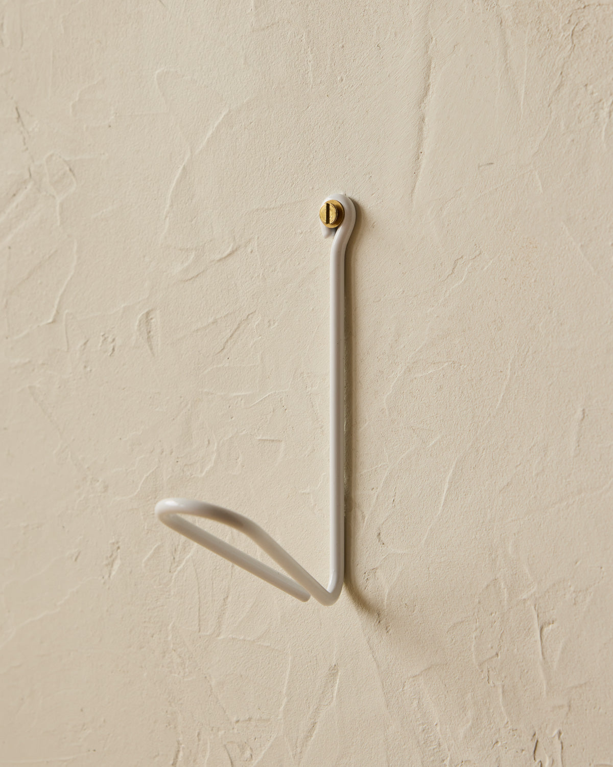 Wendel Wire Hook - White