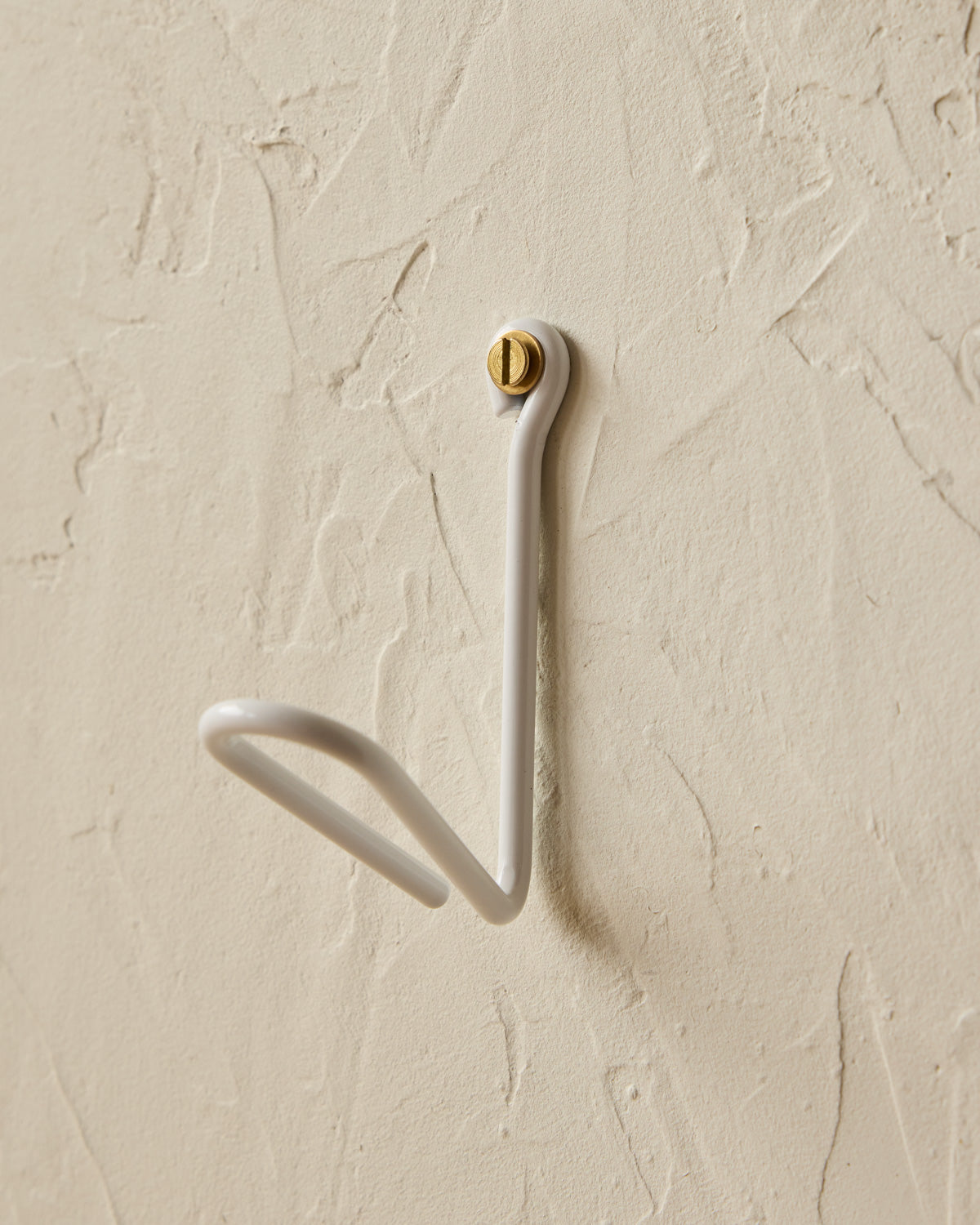 Wendel Wire Hook - White