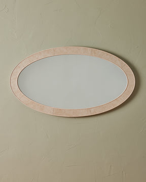 Norse Oval Mirror - Au Lait