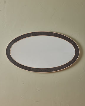 Norse Oval Mirror - Cinder