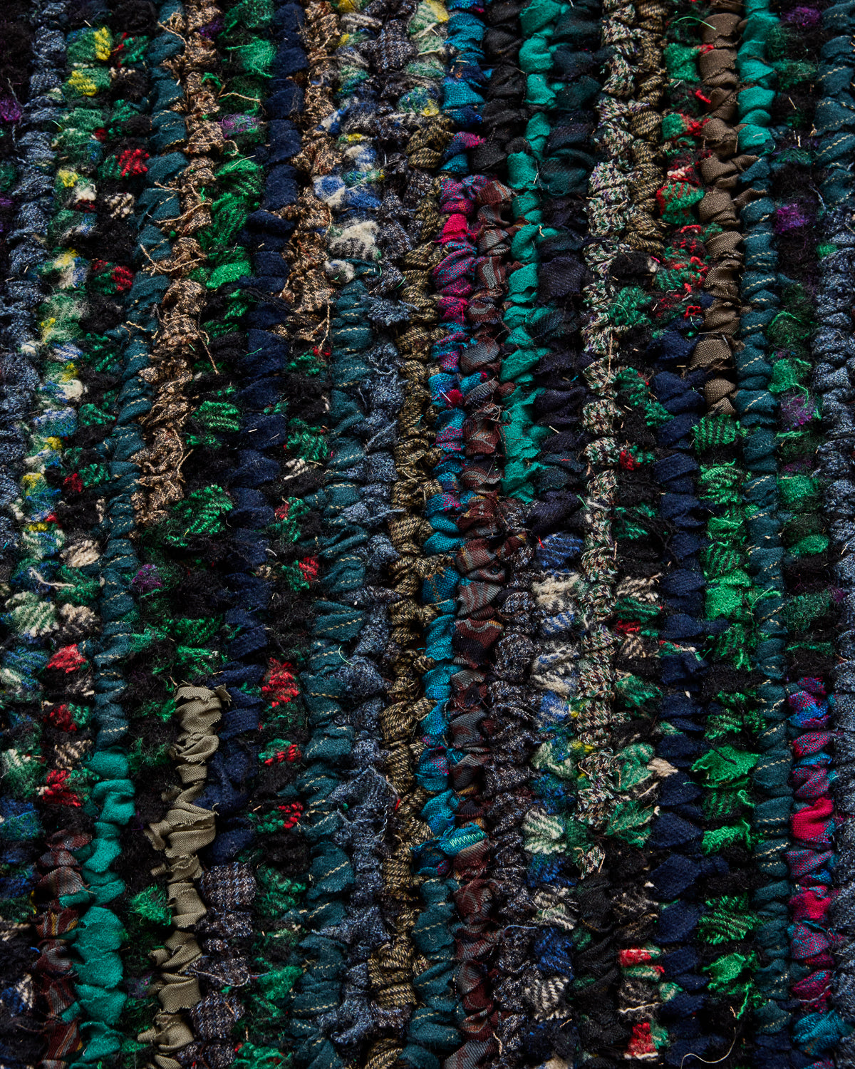 Olly's Oval Rag Rug - Turquoise