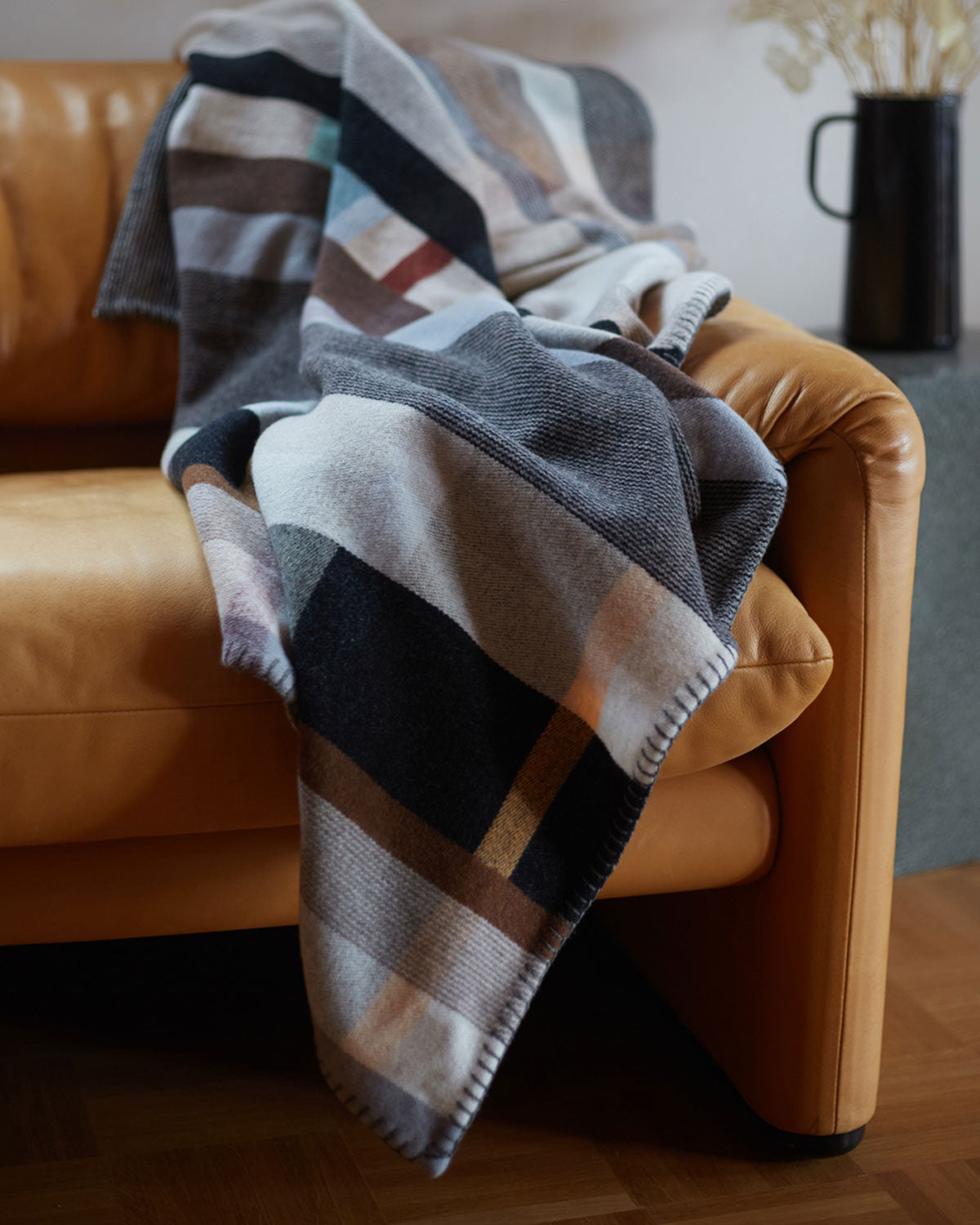 Chipperfield Lambswool Block Throw - Small