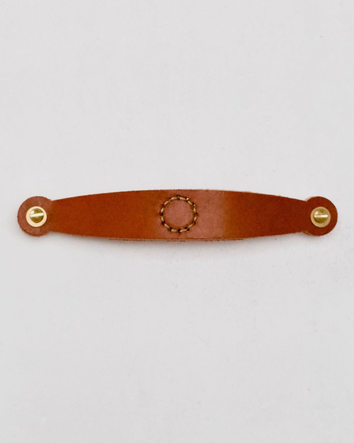 Leather Hardware Pull - Tan