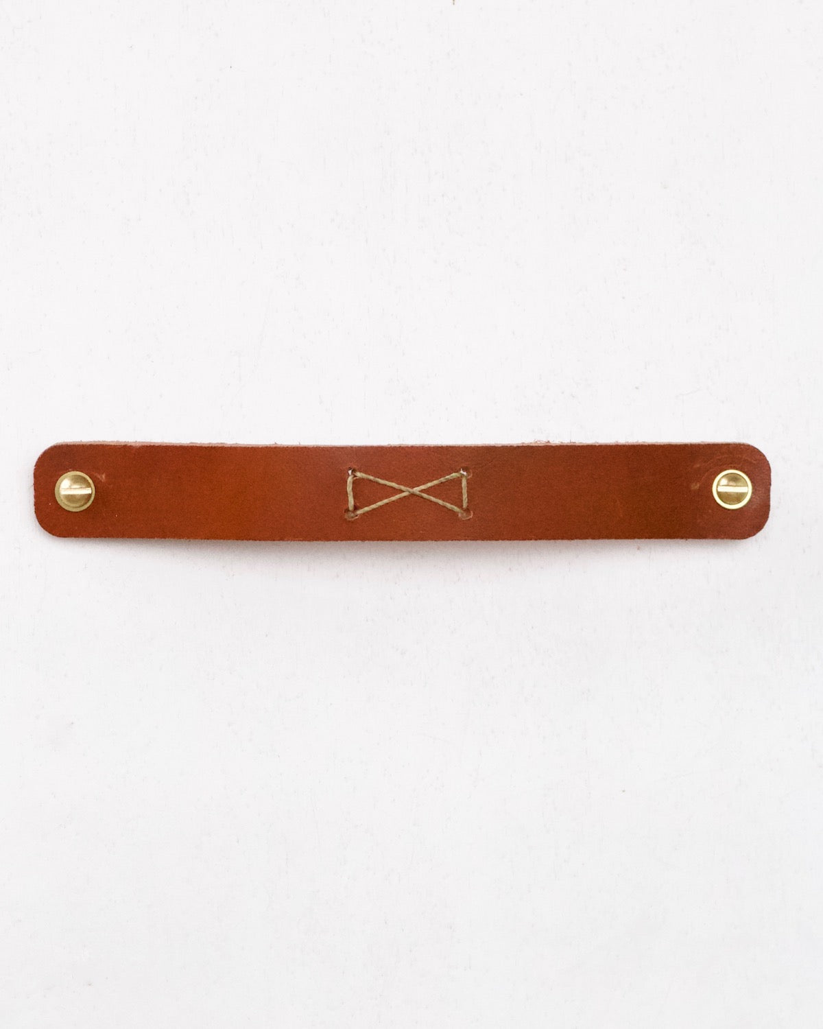 Leather Hardware Pull - Tan