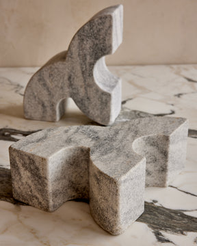 Leo Marble Bookends