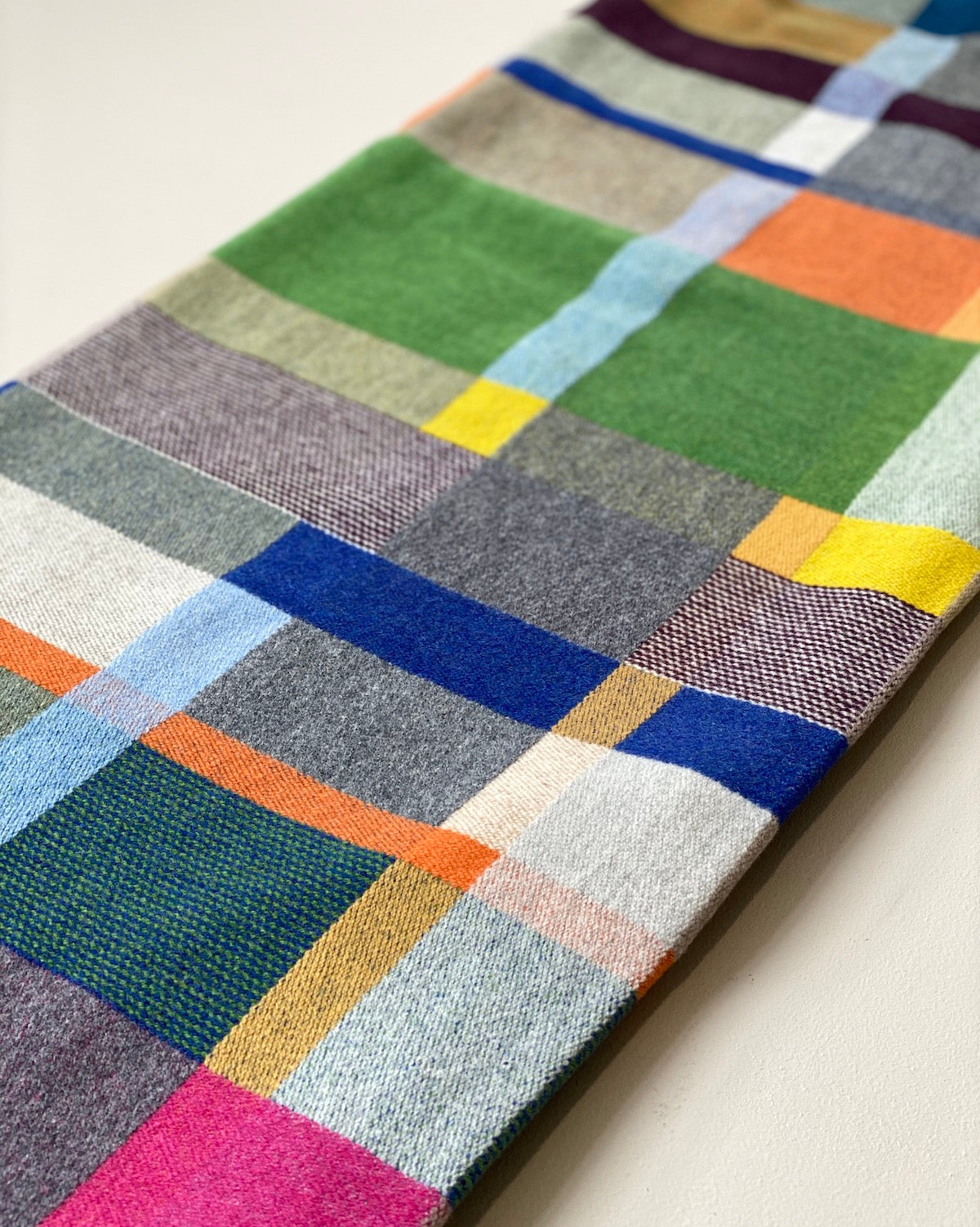 Gwynne Lambswool Block Throw - Small