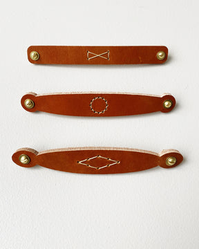 Leather Hardware Pull - Tan