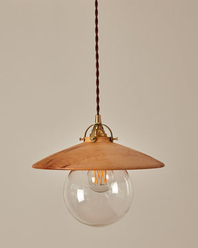 Edmund Pendant Light - 11" Natural Maple