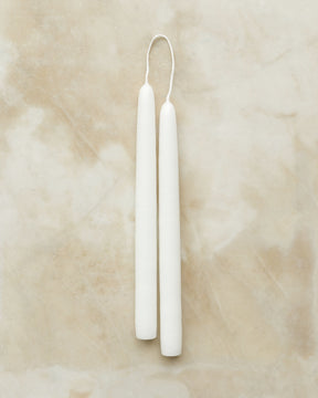 Stark White Taper Candles