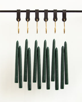 Hunter Green Taper Candles