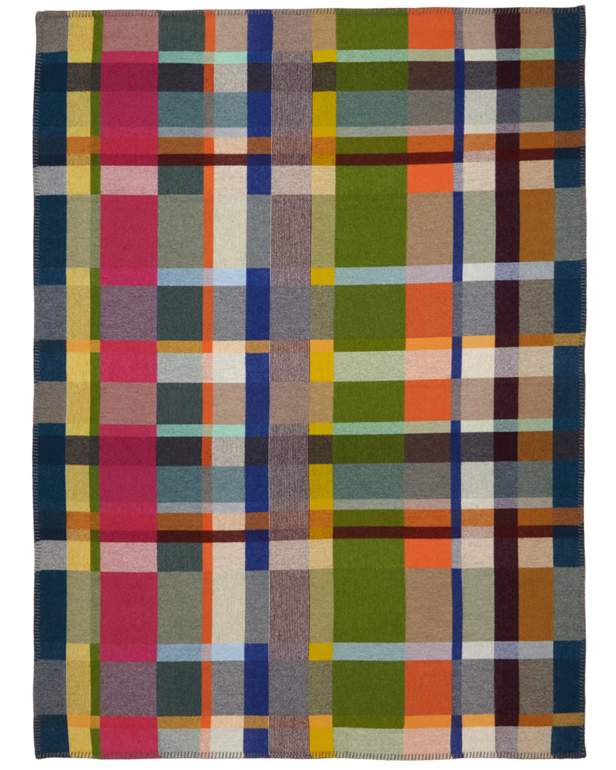 Gwynne Lambswool Block Throw - Small