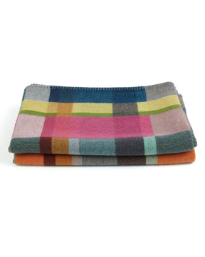 Gwynne Lambswool Block Throw - Small