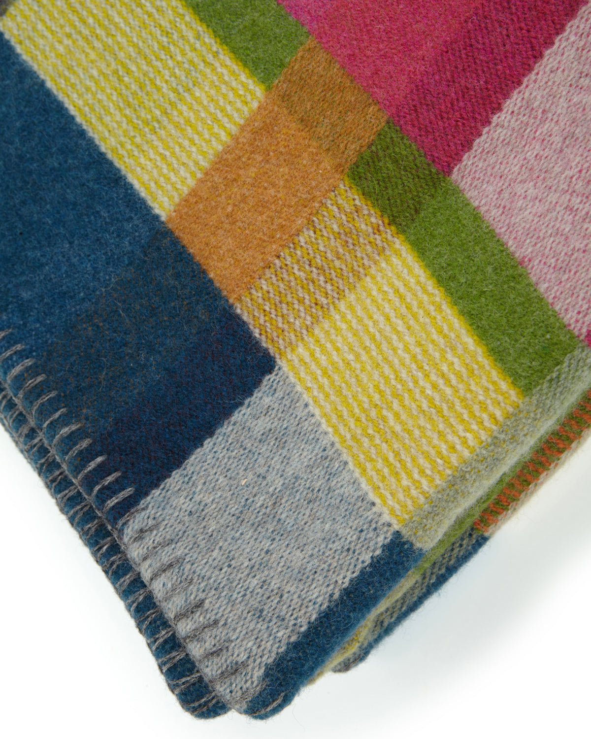 Gwynne Lambswool Block Throw - Small